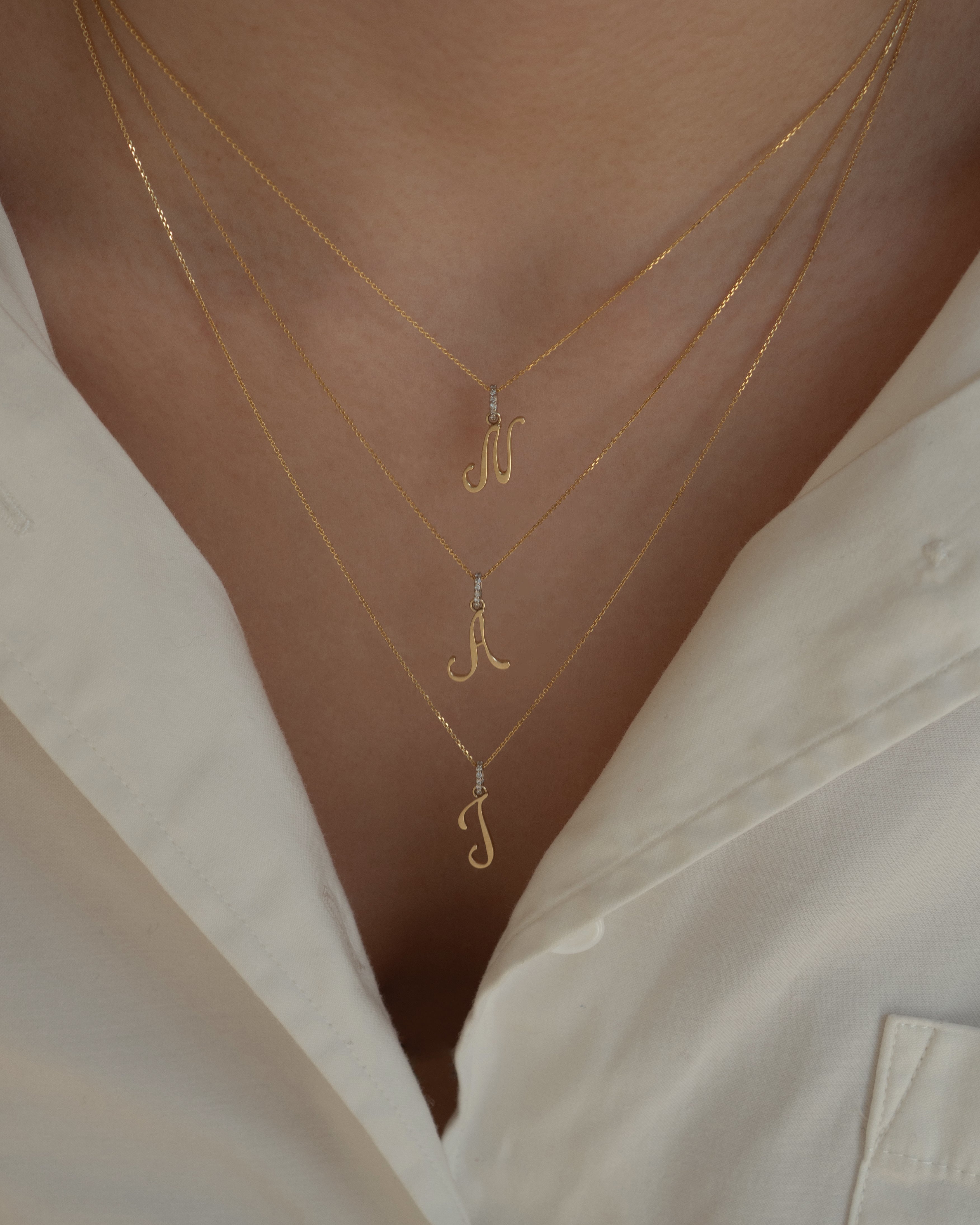 Jules Initial Necklace