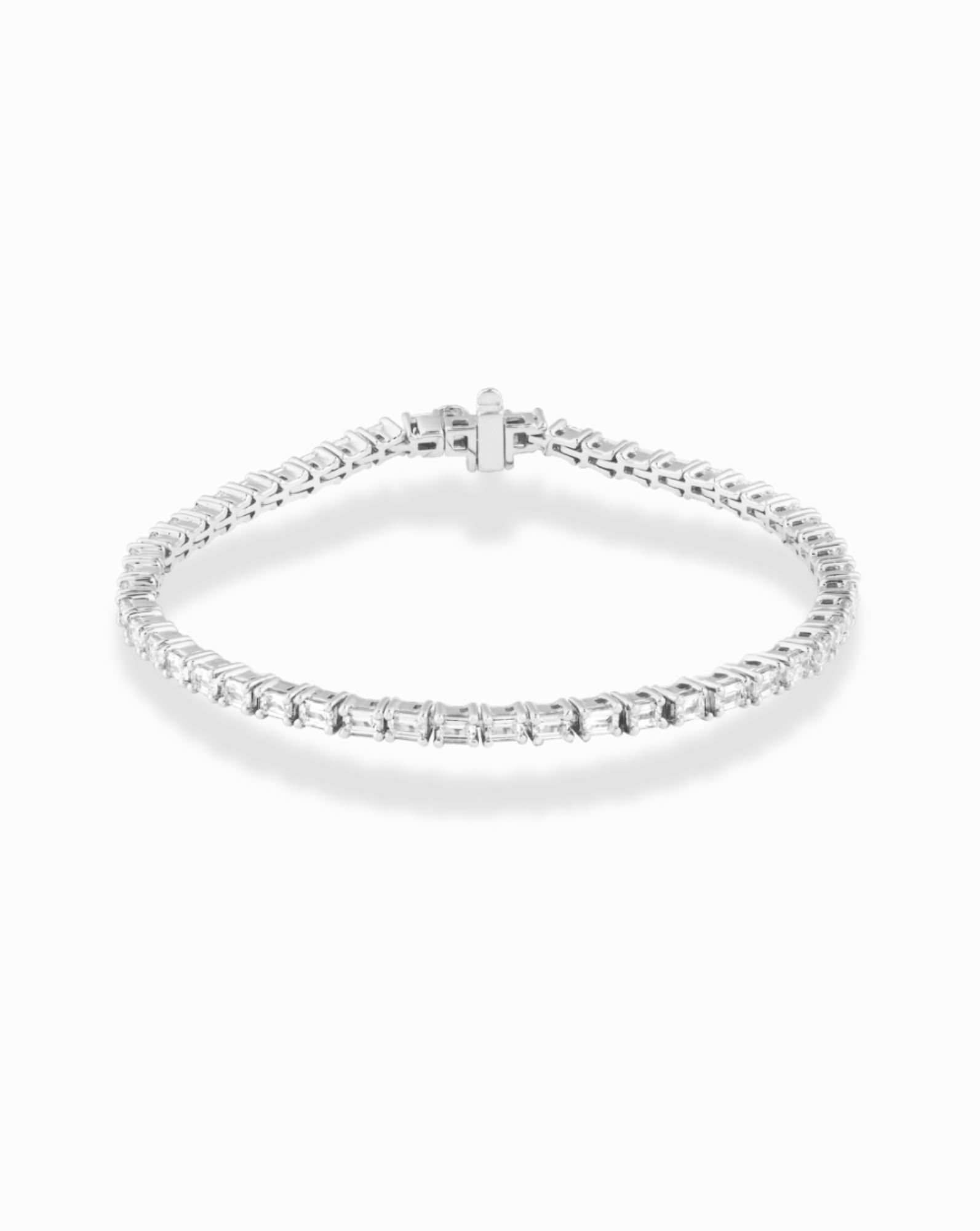 Emerald Cut Tennis Bracelet