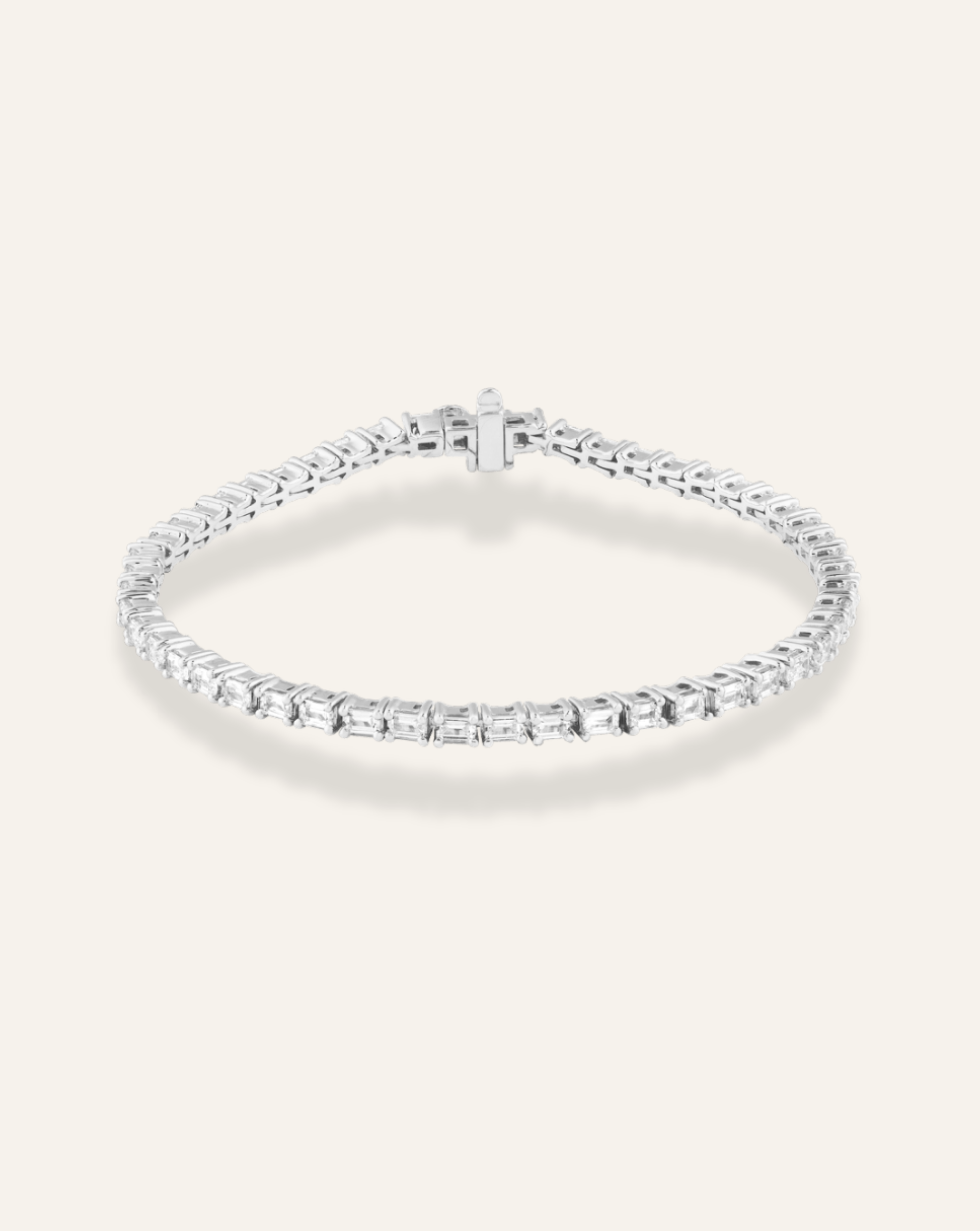 Emerald Cut Tennis Bracelet