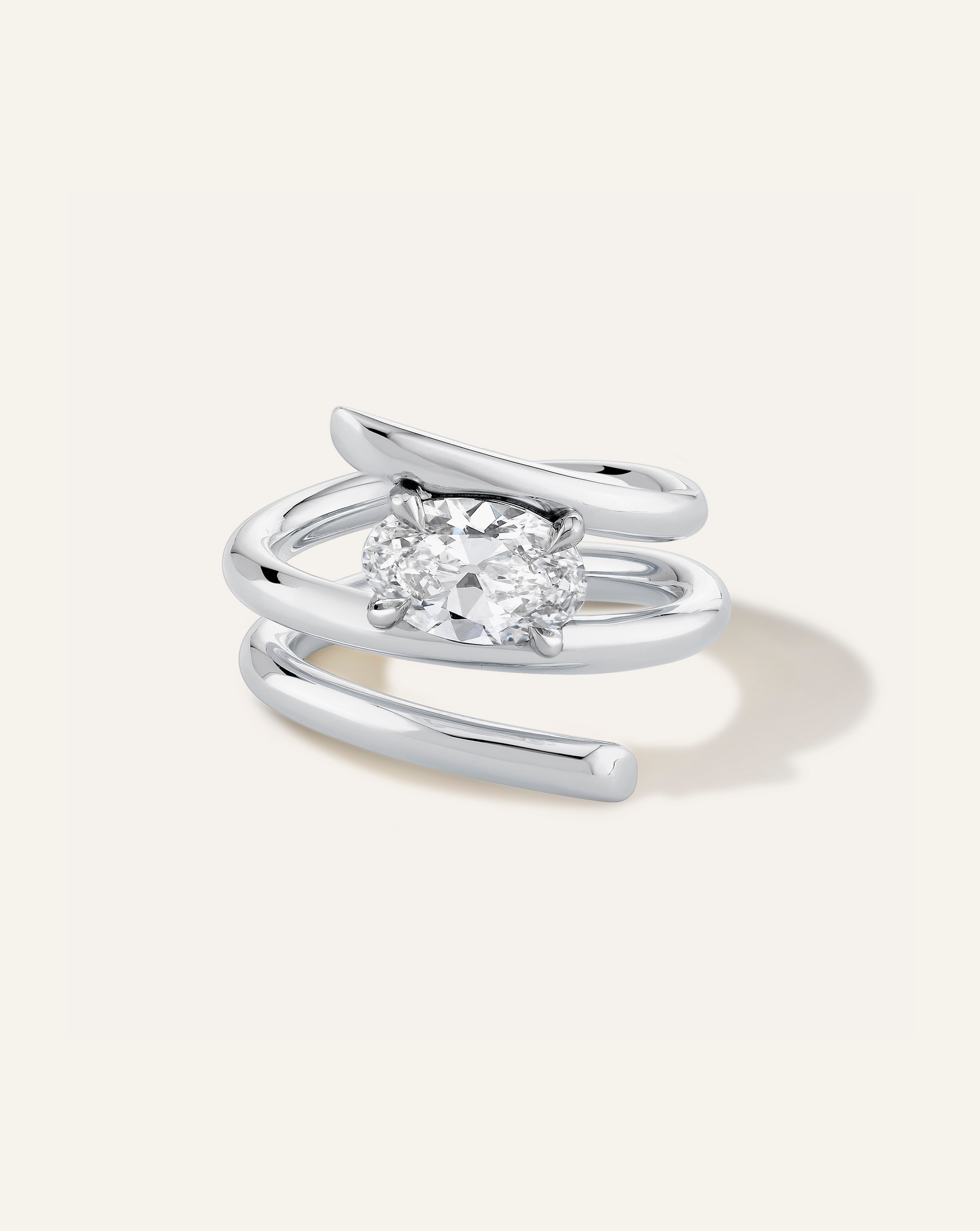 Emily Diamond Pinky Ring