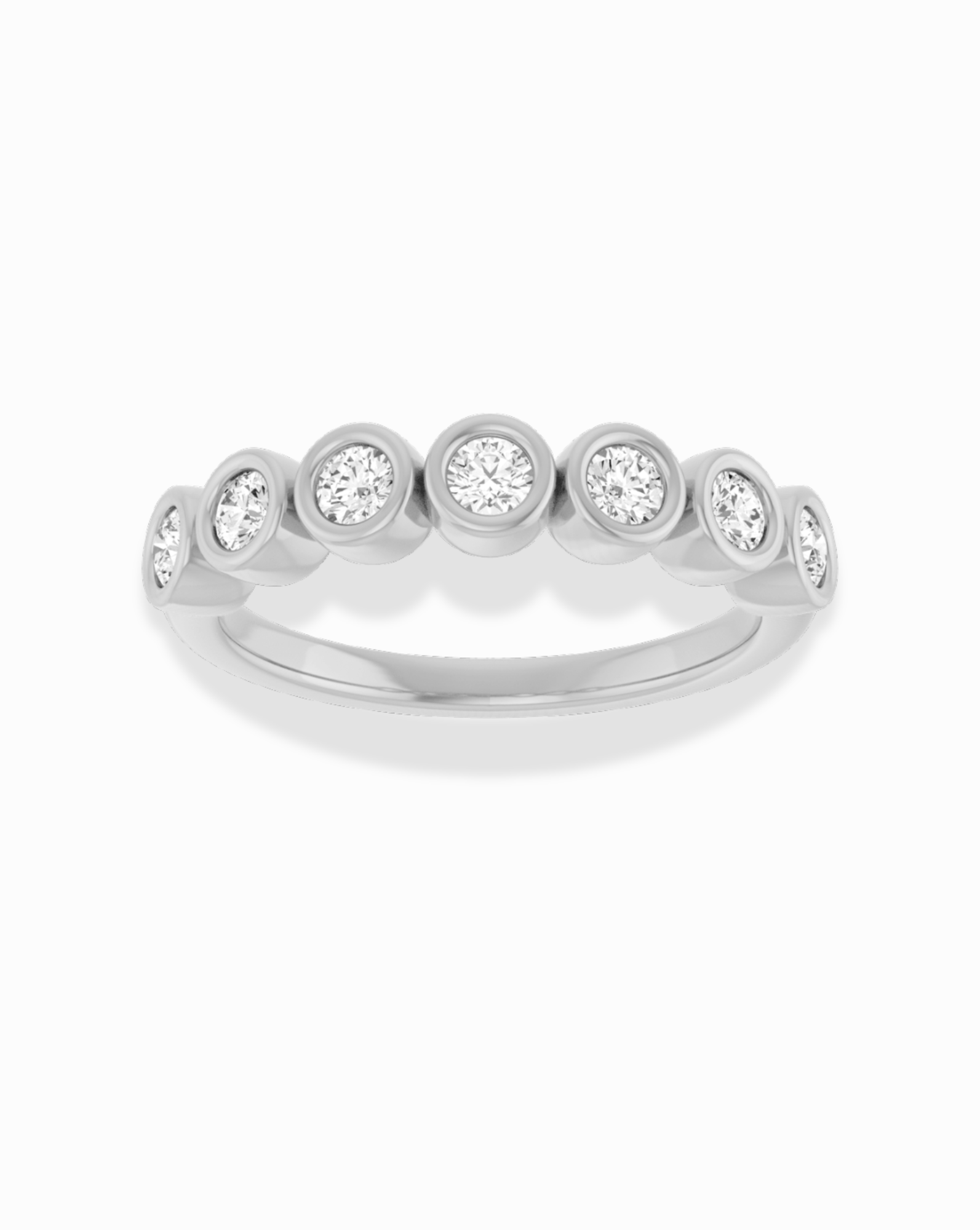 Round Diamond Bezel Ring