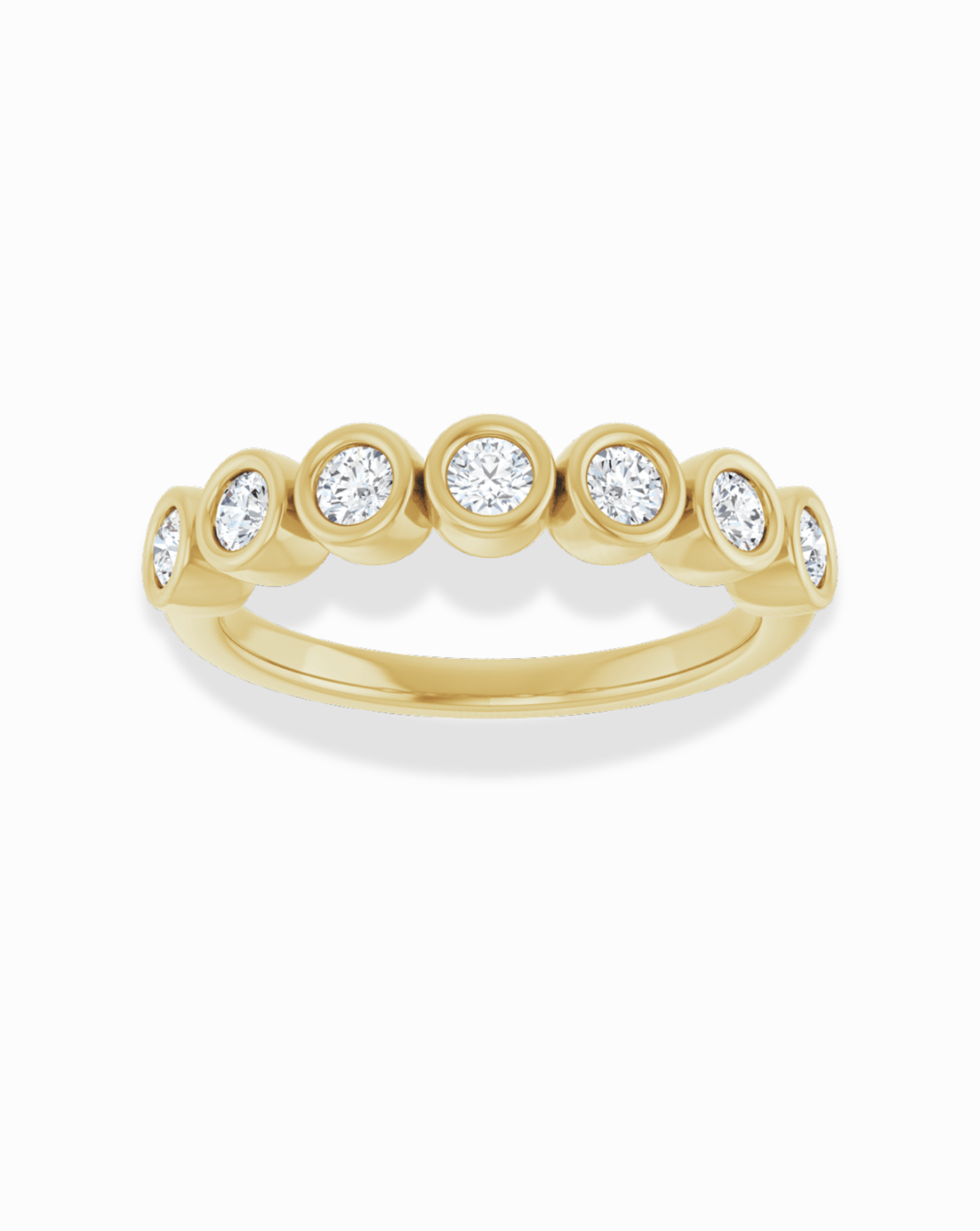 Round Diamond Bezel Ring