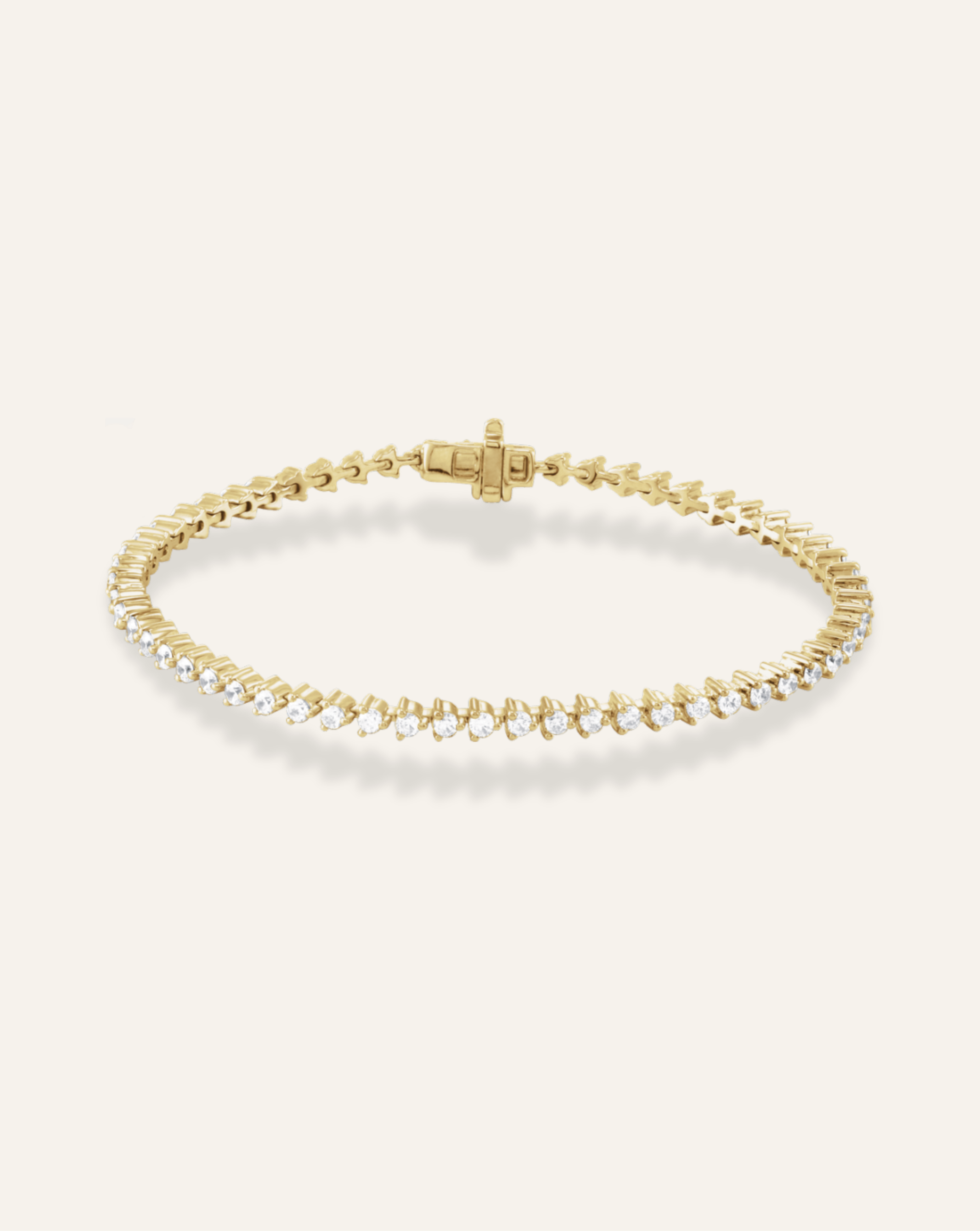 Three-Prong Tennis Bracelet