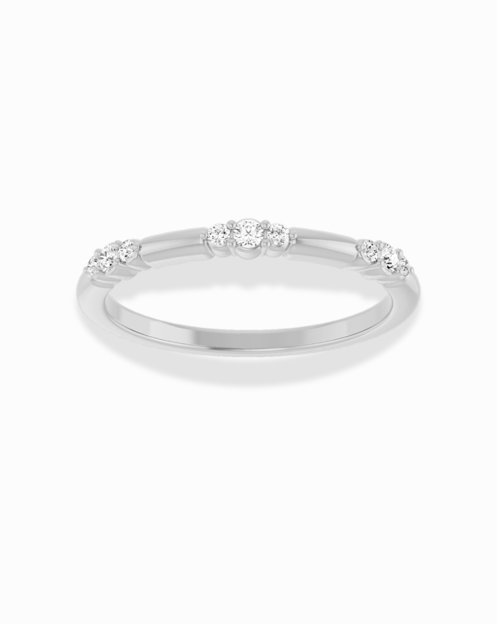 Trio Diamond Stacking Ring