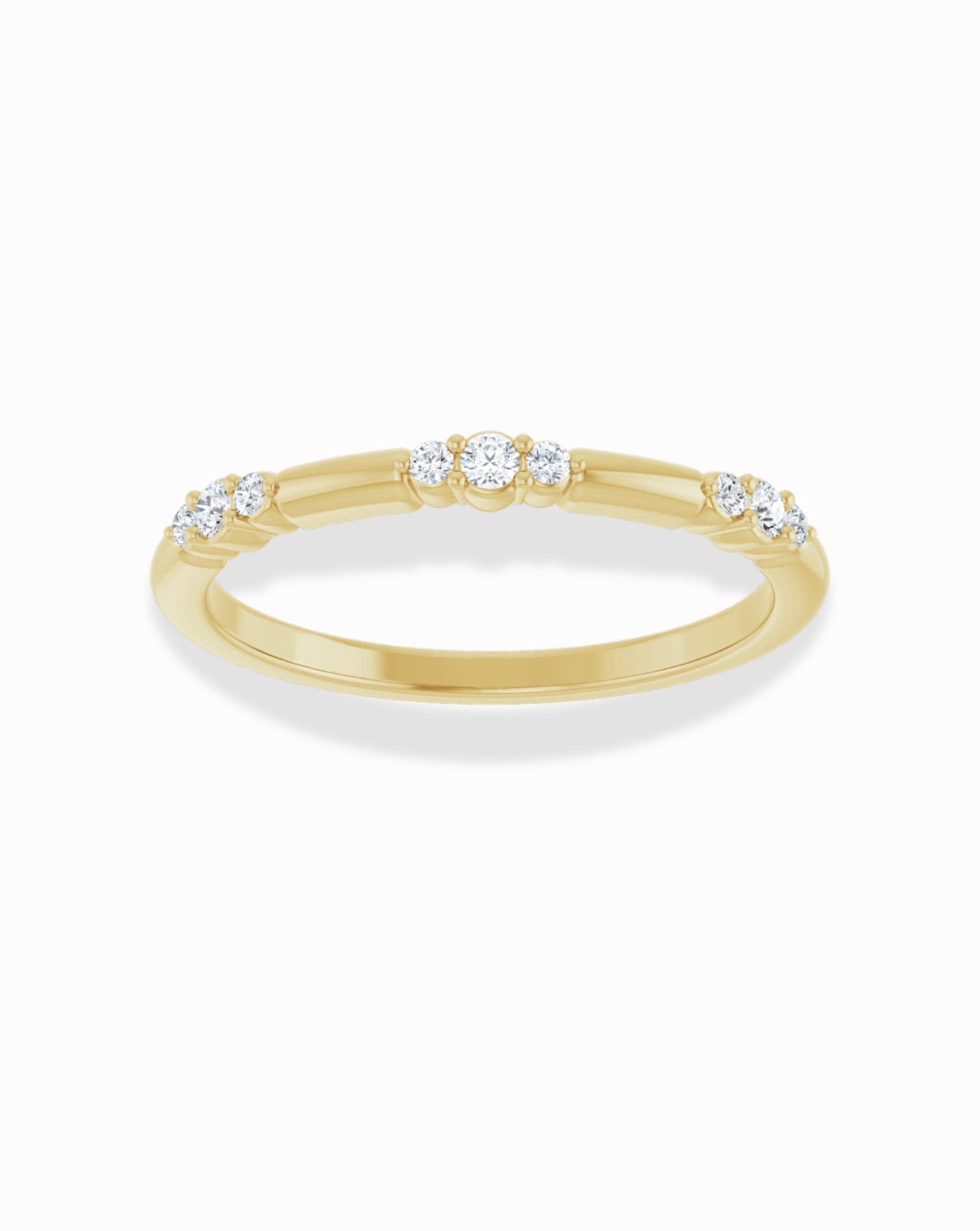 Trio Diamond Stacking Ring