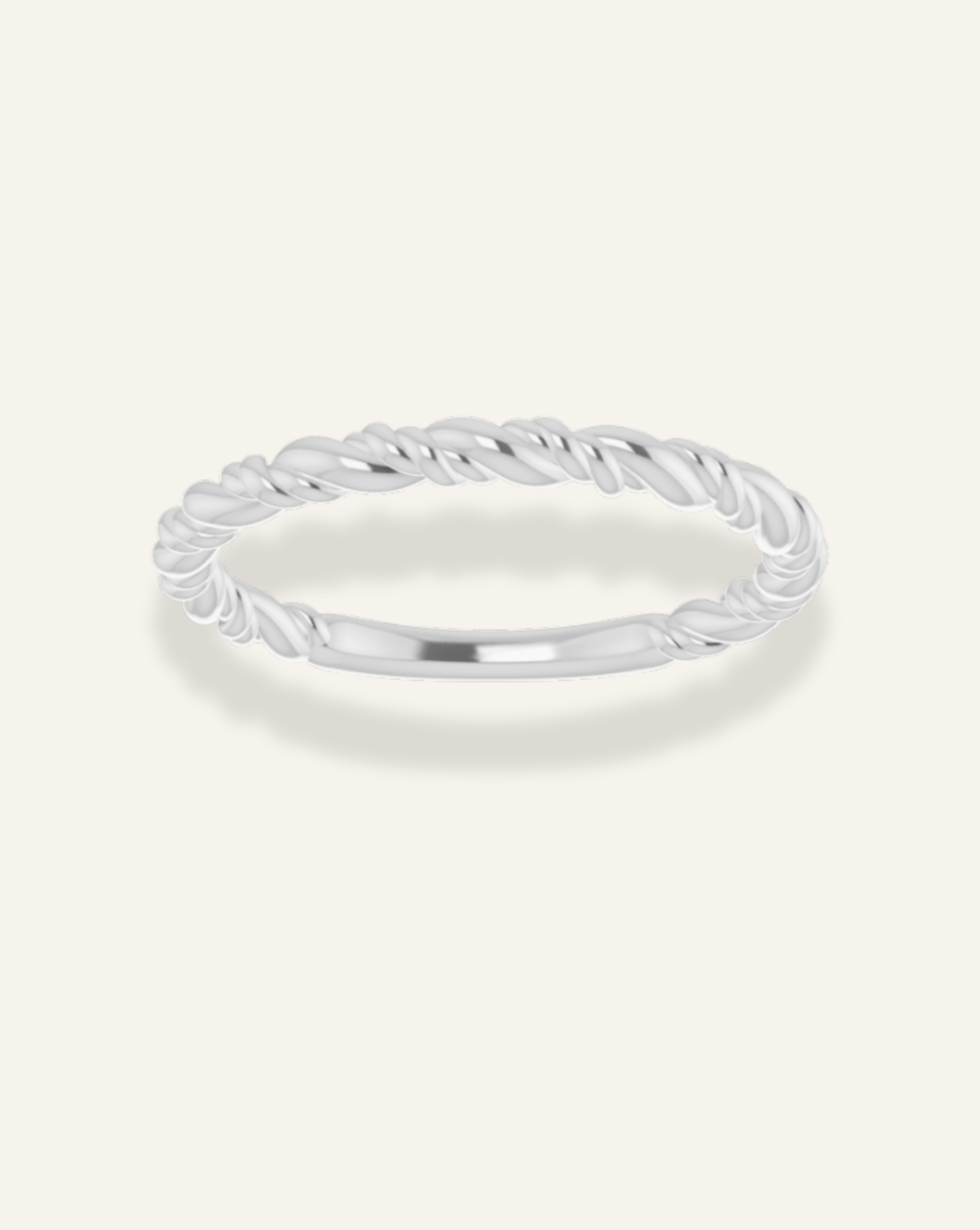 Twisted Rope Stacking Ring
