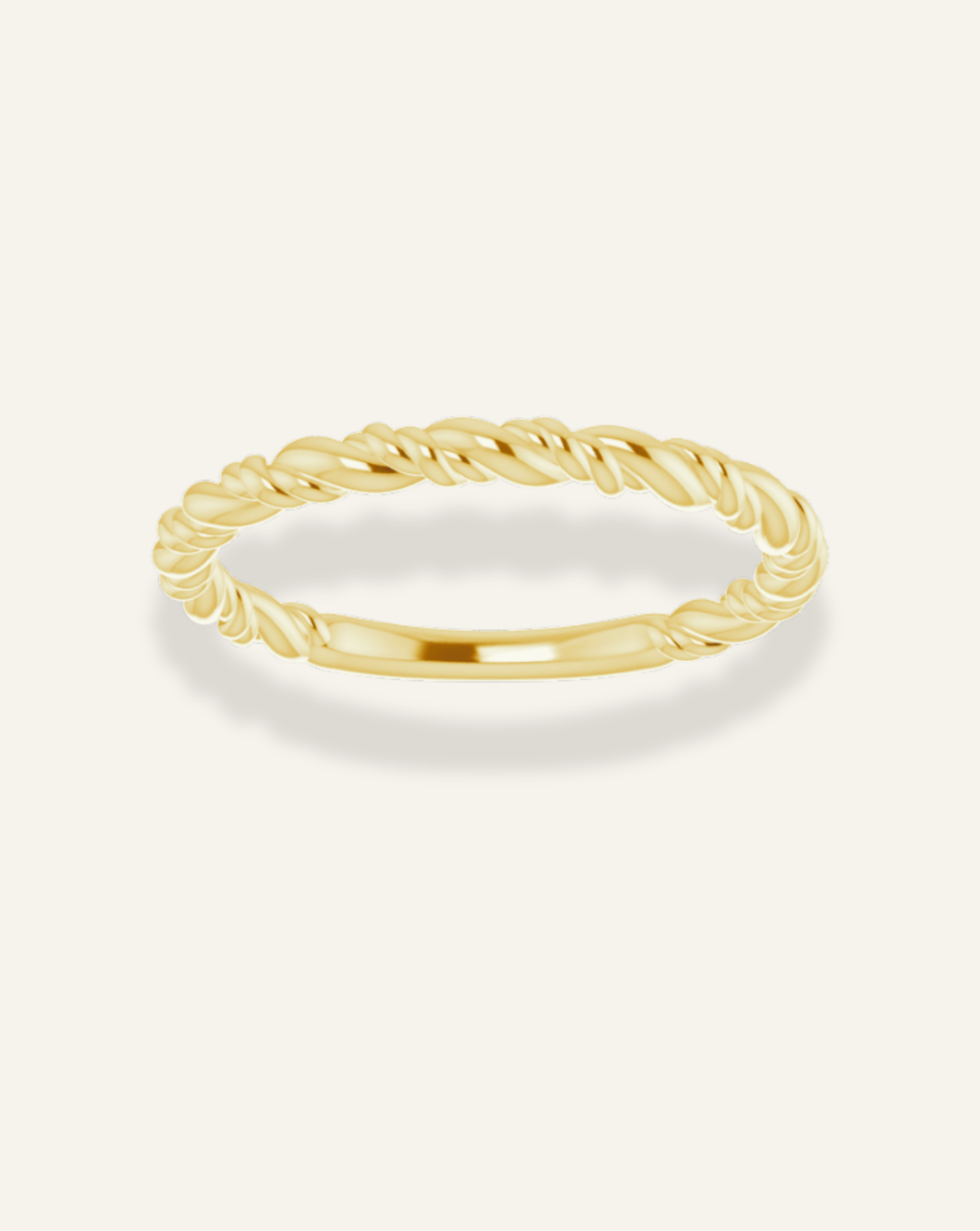 Twisted Rope Stacking Ring